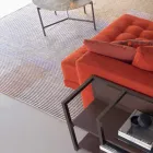 Handgemaakt modulair gekleurd viscosekleed geweven in India - Gilberto Viadurini