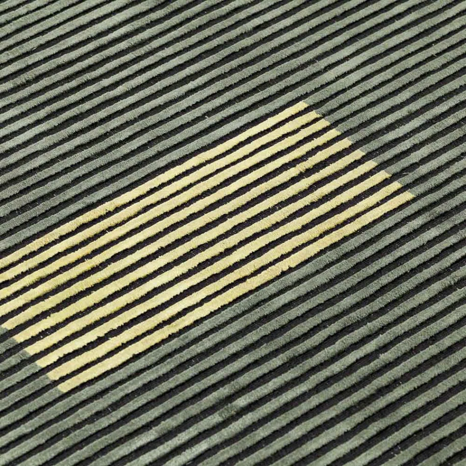 Handgemaakt modulair gekleurd viscosekleed geweven in India - Gilberto Viadurini