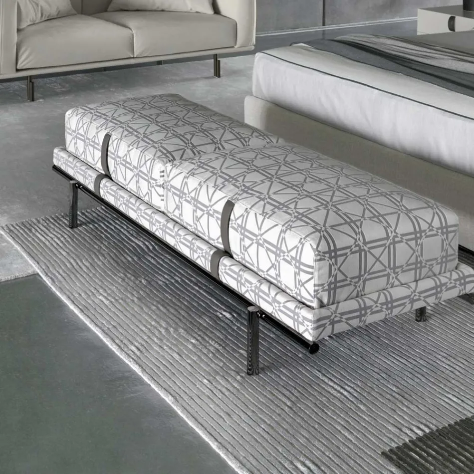 Handgemaakt modulair gekleurd viscosekleed geweven in India - Gilberto Viadurini