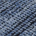 Handgemaakt vloerkleed geweven in India, hoogwaardige wol en bamboezijde - Anella Viadurini