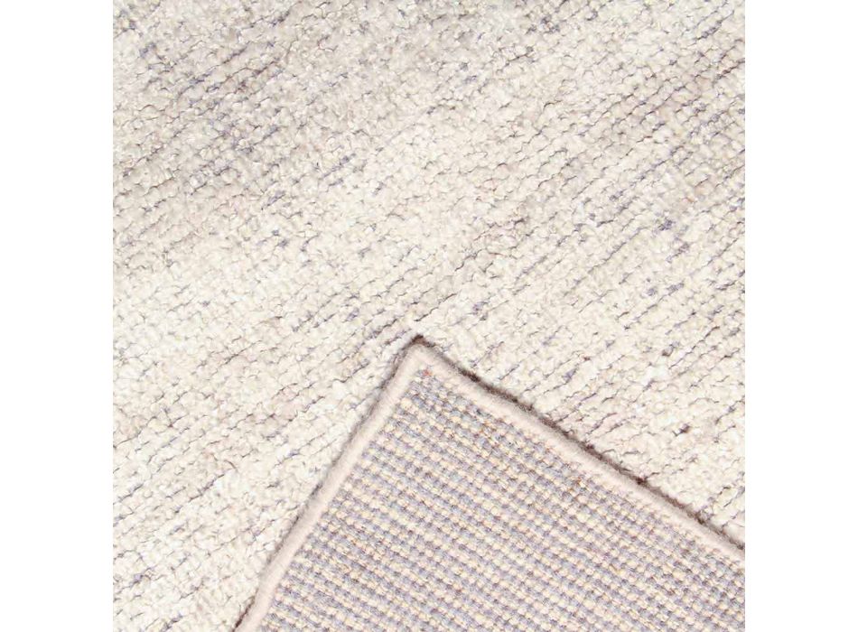 Groot schaduwrijk en modern design tapijt met rand - Brunilde Viadurini