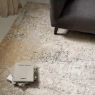 Modern elegant design woonkamertapijt in bamboezijde en wol - Pasha Viadurini