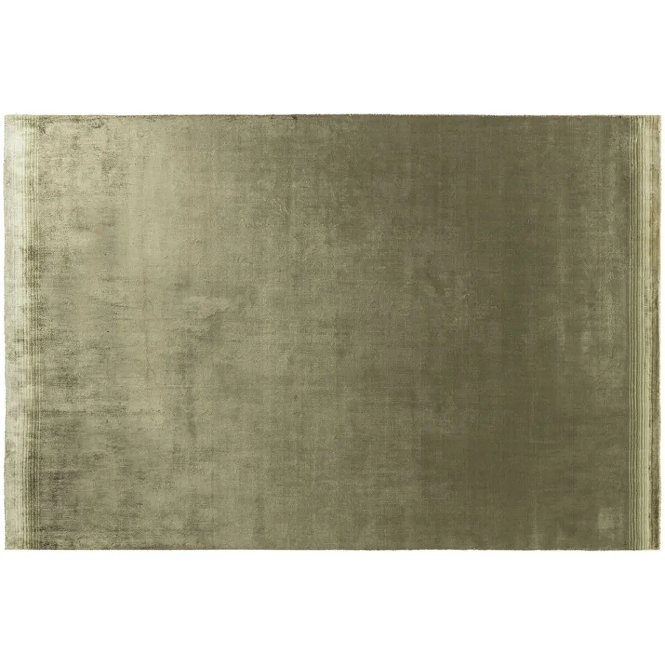 Handgemaakt woonkamertapijt van hoogwaardige viscose geweven in India - motorkap Viadurini