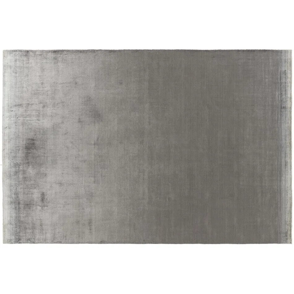 Handgemaakt woonkamertapijt van hoogwaardige viscose geweven in India - motorkap Viadurini