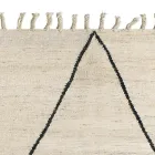 Woonkamertapijt van wol en katoen met modern geometrisch ontwerp - Metria Viadurini