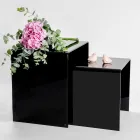 Ontwerptafels in gekleurd plexiglas gemaakt in Italië, Spinoso Viadurini