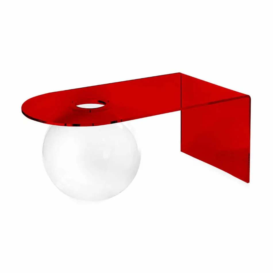 Moderne plexiglazen brugtafel gemaakt in Bolly, Italië Viadurini