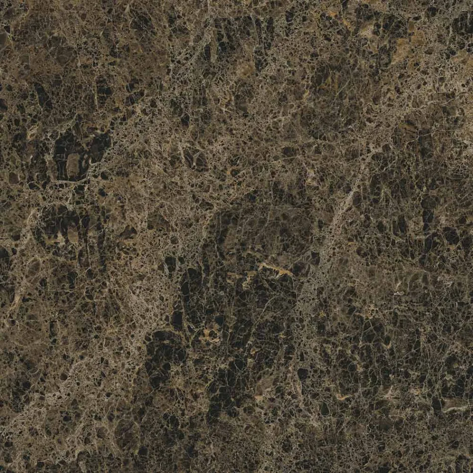 Hoge vierkante salontafel in hellend metaal en mat keramiek blad - Coriko Viadurini