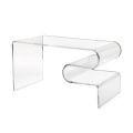 Dennis salontafel van transparant plexiglas, gemaakt in Italië.
