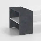 Lage salontafel voor de woonkamer in wit hout 3 afwerkingen - Rames Viadurini