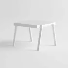 Moderne salontafel voor buiten in aluminium en laminaat - Carmine2 Viadurini