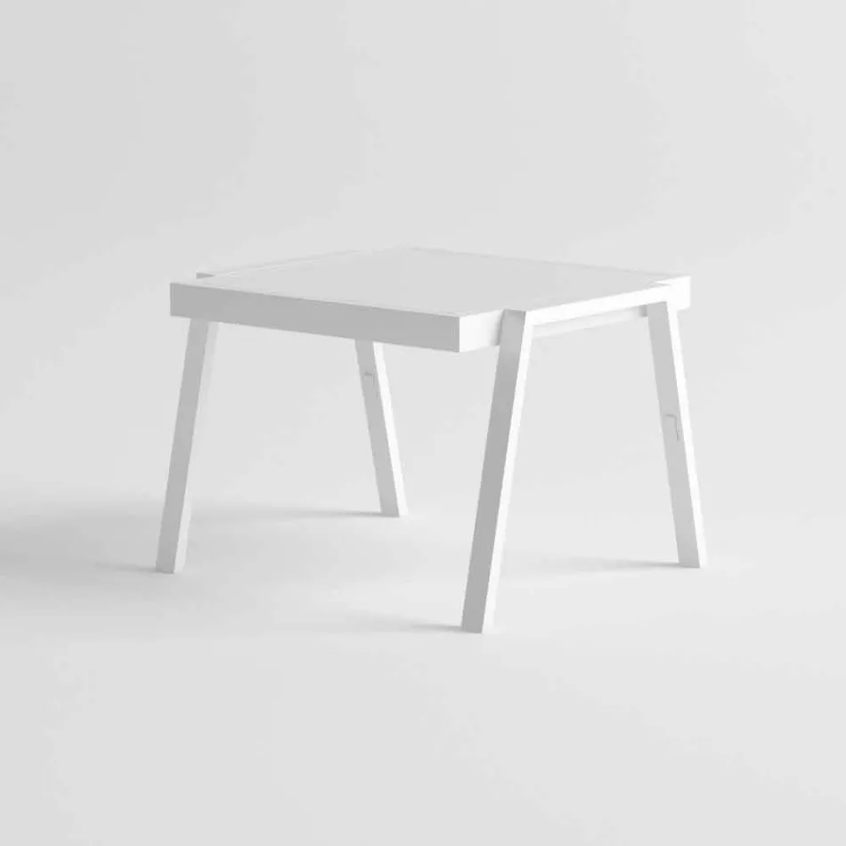 Moderne salontafel voor buiten in aluminium en laminaat - Carmine2 Viadurini