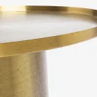 Design salontafel in vermessingd staal - Kakta Viadurini