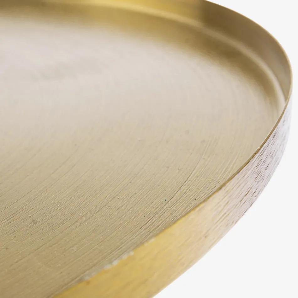 Design salontafel in vermessingd staal - Kakta Viadurini