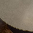 Lage salontafel in metaal en keramiek in verschillende maten - Amereo Viadurini