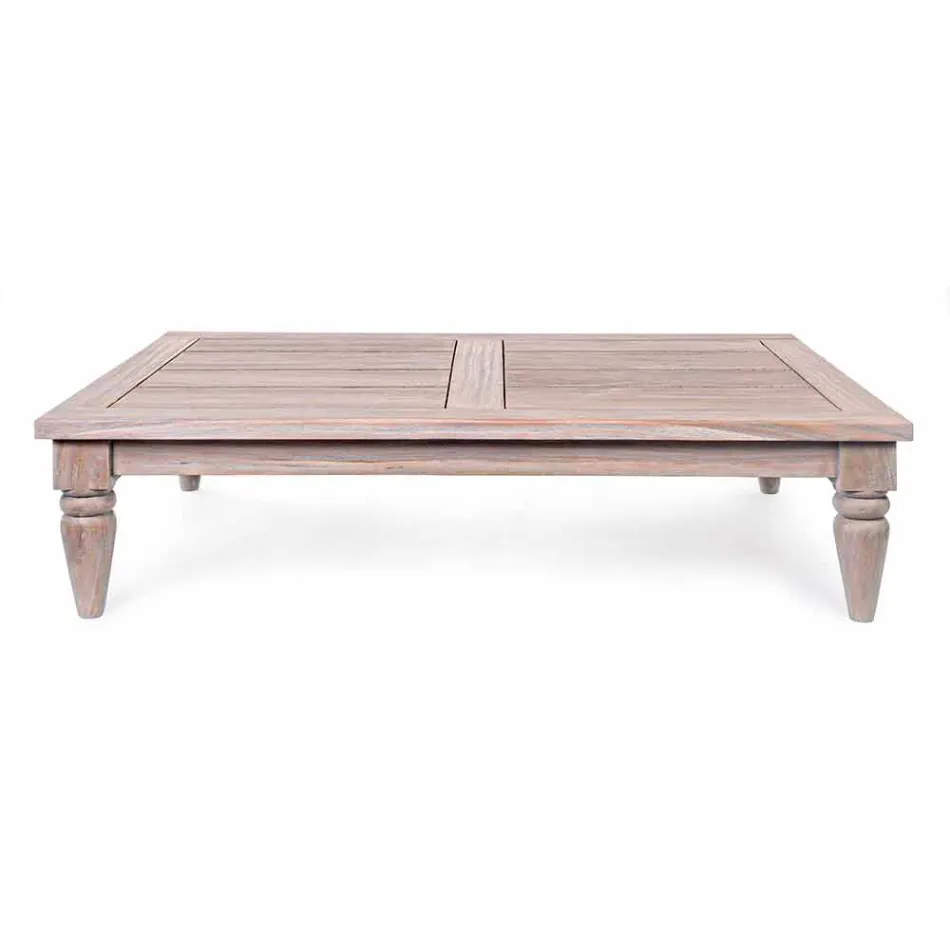 Homemotion - Nusadua Natural Low Teak Design Outdoor Salontafel Viadurini