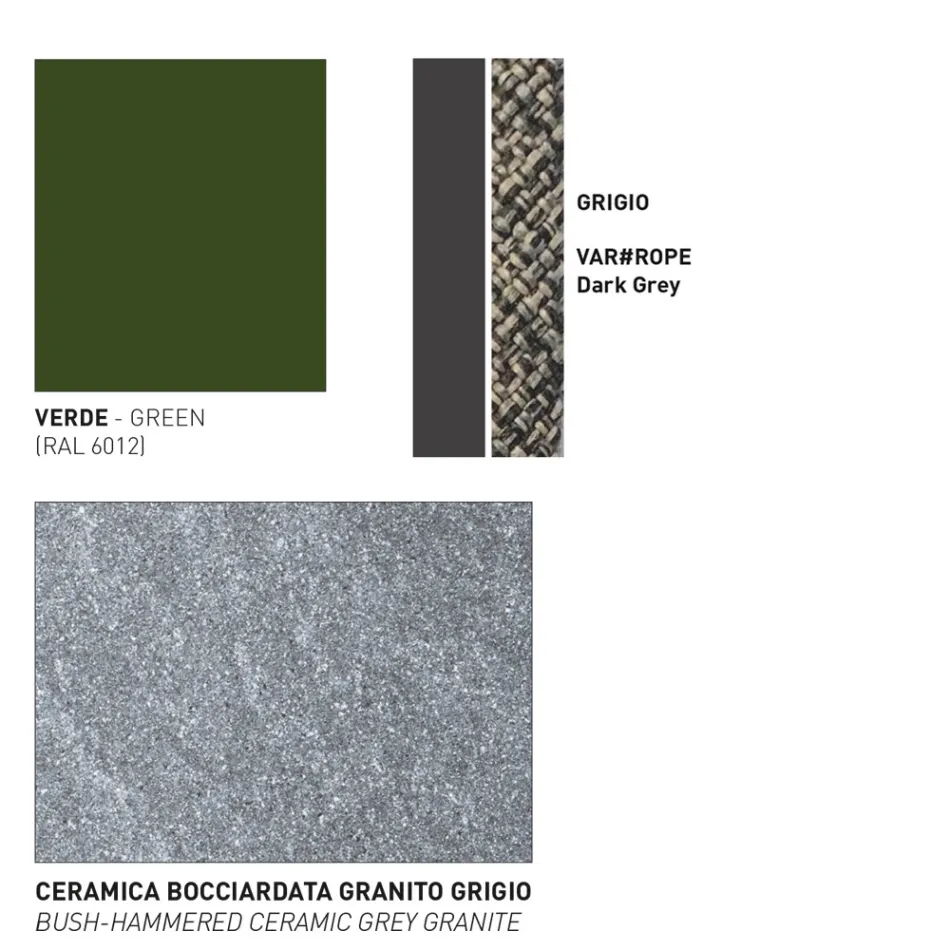 Lage tafel Hpl Top of keramiek Made in Italy - Emmacross door Varaschin Viadurini