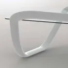 Modern design glazen bijzettafel en Adamantx® Continuum Viadurini