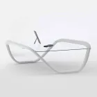 Modern design glazen bijzettafel en Adamantx® Continuum Viadurini