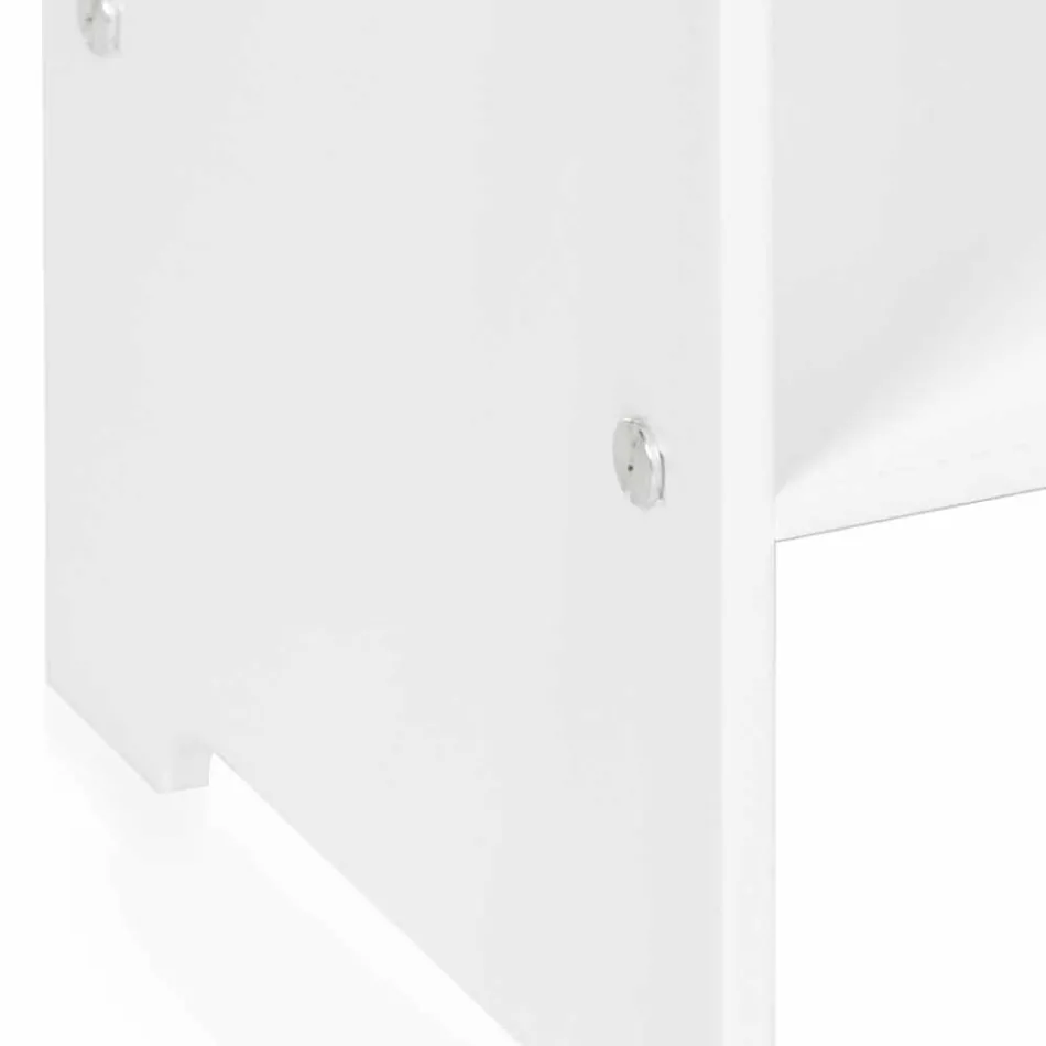 Salontafel / nachtkastje Mimi wit modern design, made in Italy Viadurini