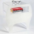 Design woonkamer kleine tafel / nachtkastje in acrylglas, Mineo