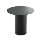 Salontafel met metalen onderstel en spiegel- of glazen blad van Ø45 cm - Flaminia Viadurini