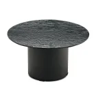 Salontafel met metalen onderstel en spiegel- of glazen blad van Ø60 cm - Flaminia Viadurini