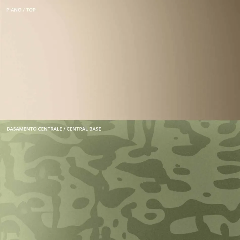 Salontafel met vierkant glas of metalen blad Made in Italy - Anakin Viadurini