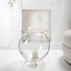 Multifunctionele containertafel van transparant plexiglas Made in Italy - Scar Viadurini