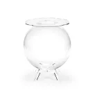 Multifunctionele containertafel van transparant plexiglas Made in Italy - Scar Viadurini