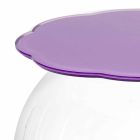 Salontafel / ronde houder Biffy lavendel kleur, modern design Viadurini