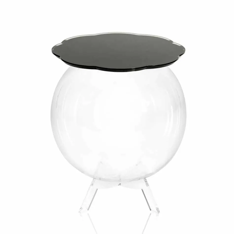 Salontafel / round black box Biffy, modern design made in Italy Viadurini