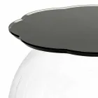 Salontafel / round black box Biffy, modern design made in Italy Viadurini
