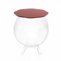 Koffie / rood ronde houder Biffy, modern design made in Italy