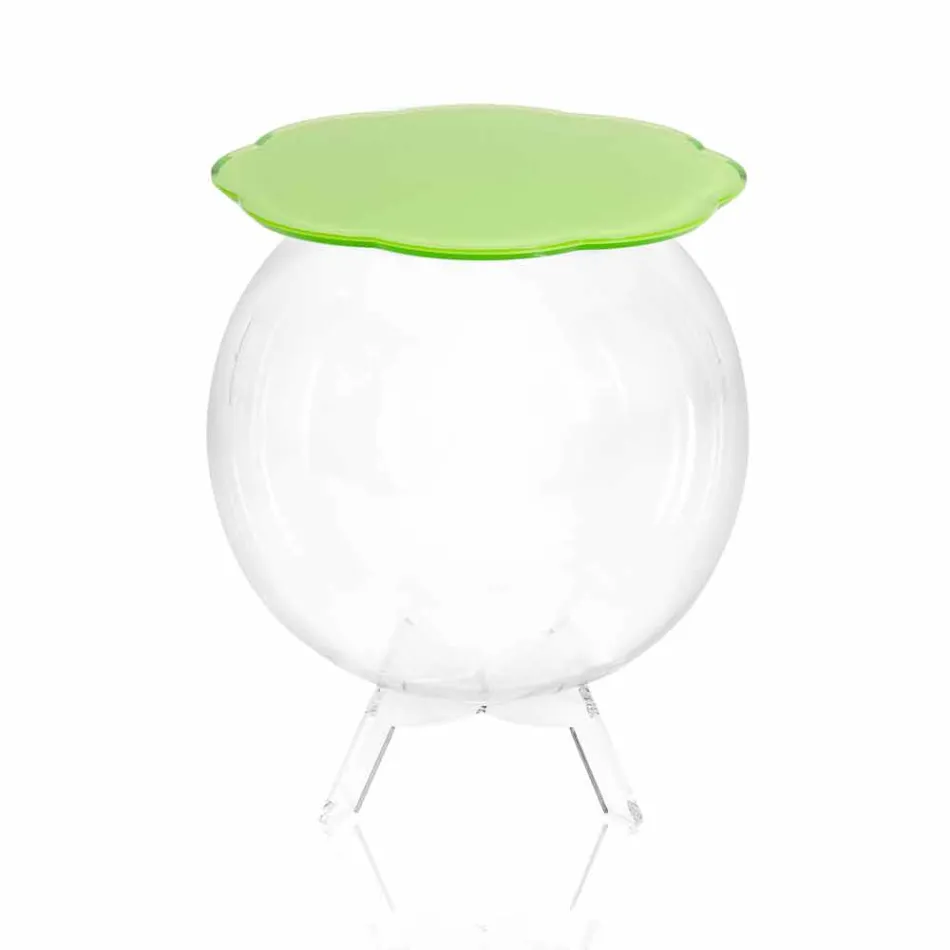 Koffie / groene ronde container Biffy, modern design made in Italy Viadurini