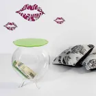 Koffie / groene ronde container Biffy, modern design made in Italy Viadurini