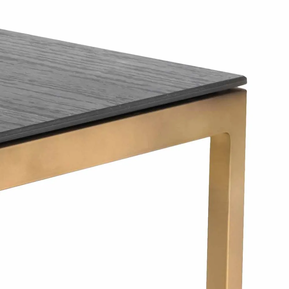 Vierkante design bijzettafel voor buiten 2 afmetingen 3 afwerkingen - Julie Viadurini