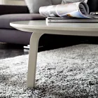 Salontafel met rond blad in gelakt mdf Made in Italy - Tobiko Viadurini