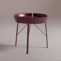 Salontafel voor de woonkamer in staal en gekleurd hout Modern design - Cocoon
