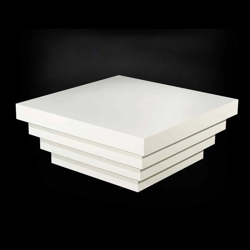 Salontafel ontwerp Koffie Silhouette Cadeau houtvezel Viadurini