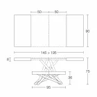 Transformeerbare design salontafel in Made in Italy hout - Vincenzo Viadurini