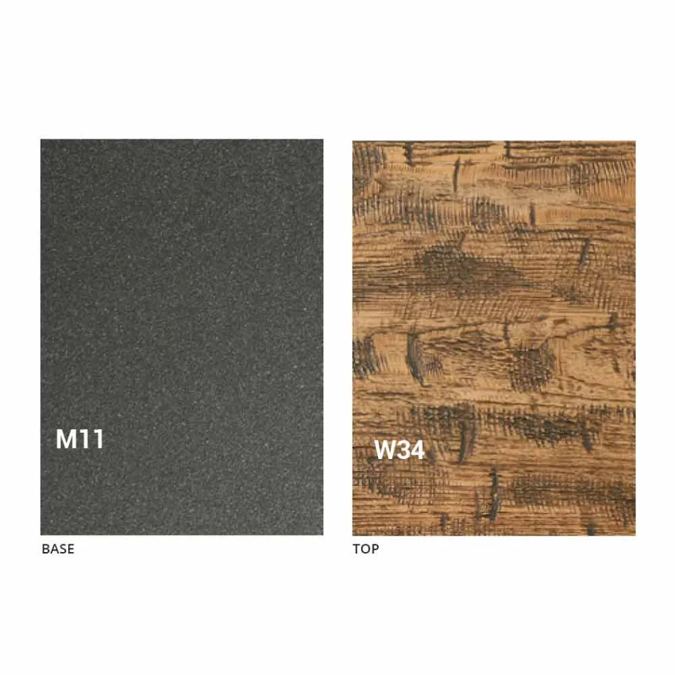 Transformeerbare design salontafel in Made in Italy hout - Vincenzo Viadurini