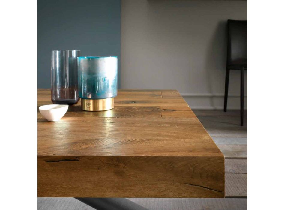Transformeerbare design salontafel in Made in Italy hout - Vincenzo Viadurini