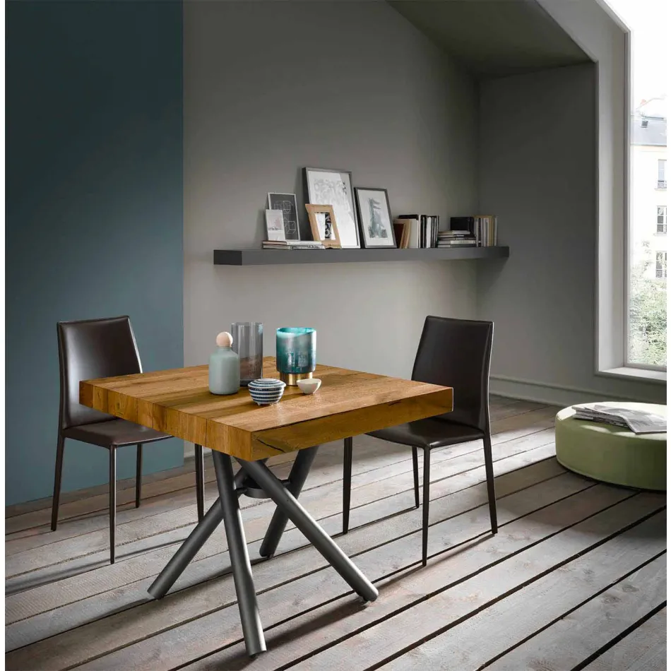 Transformeerbare design salontafel in Made in Italy hout - Vincenzo Viadurini