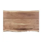 Salontafel in handgemaakt hout en staal Homemotion - Tancredi Viadurini