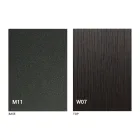 Moderne transformerende salontafel in hout en metaal Made in Italy - Fabio Viadurini