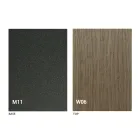 Moderne transformerende salontafel in hout en metaal Made in Italy - Fabio Viadurini