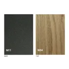 Moderne transformerende salontafel in hout en metaal Made in Italy - Fabio Viadurini