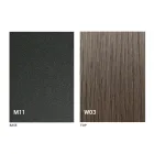 Moderne transformerende salontafel in hout en metaal Made in Italy - Fabio Viadurini