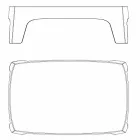 Massief door Vondom outdoor salontafel in polypropyleen Viadurini